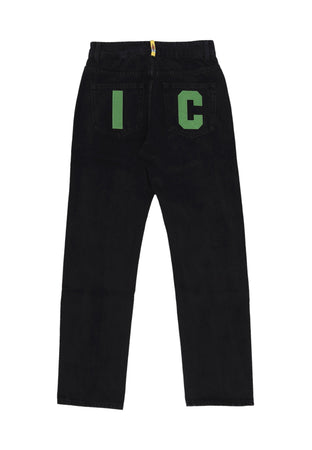 ICE CREAM Jeans Uomo Running Dog Denim Pant Black Denim da uomo