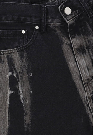 ARTE Jeans Uomo Washed Jeans Pants Black Denim da uomo
