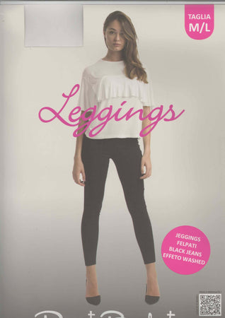 Jeggings donna felpato nero Black Jeans effetto washed Renato Balestra art. Sandy 1pantalone leggings attillato donna nero leggings donna L'Orchidea - Siderno, Commerciovirtuoso.it