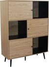 JEN---credenza-moderna-con-sei-vani-100x39,5x135-h-Marrone-Milani-Home