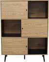 JEN---credenza-moderna-con-sei-vani-100x39,5x135-h-Marrone-Milani-Home