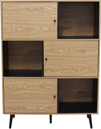 JEN---credenza-moderna-con-sei-vani-100x39,5x135-h-Marrone-Milani-Home