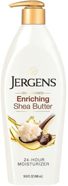 JERGENS OIL-INFUSED ENRICHING SHEA BUTTER DEEP CONDITIONING MOISTURIZER LOTION PER CORPO