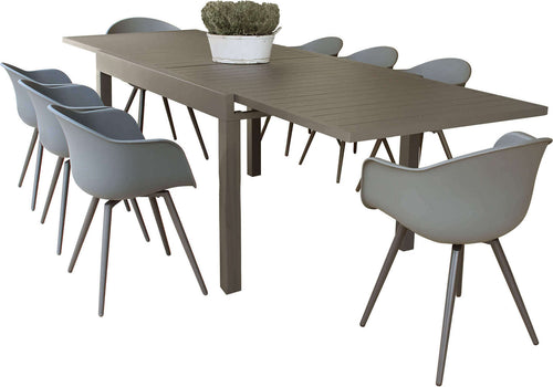 JERRI---set-tavolo-da-giardino-in-alluminio-con-8-sedie-135/270x90-Taupe-Milani-Home