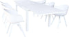 JERRI---set-tavolo-in-alluminio-cm-135/270x90x75-h-con-6-sedute-Bianco-Milani-Home