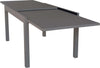 JERRI---set-tavolo-in-alluminio-cm-135/270x90x75-h-con-6-sedute-Taupe-Milani-Home