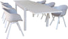 JERRI---set-tavolo-in-alluminio-cm-135/270x90x75-h-con-6-sedute-Tortora-Milani-Home