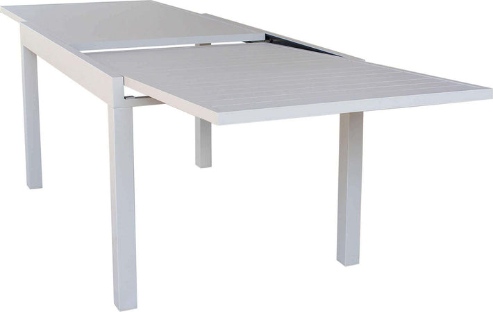 JERRI---set-tavolo-in-alluminio-cm-135/270x90x75-h-con-6-sedute-Tortora-Milani-Home