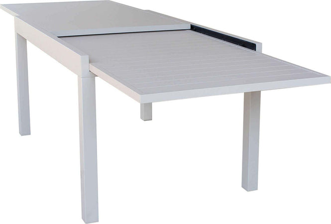 JERRI---set-tavolo-in-alluminio-cm-135/270x90x75-h-con-6-sedute-Tortora-Milani-Home