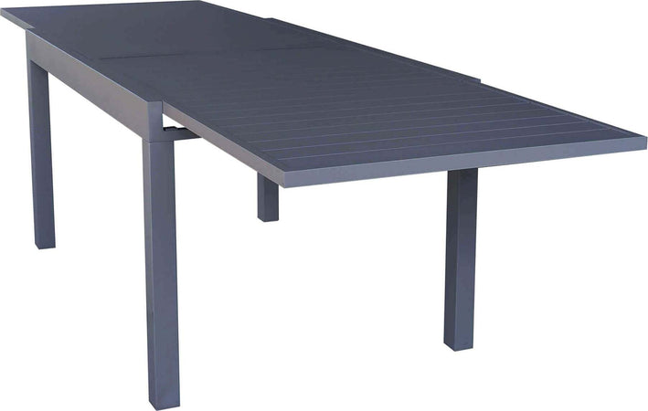 JERRI---set-tavolo-in-alluminio-cm-135/270x90x75-h-con-8-sedute-Antracite-Milani-Home