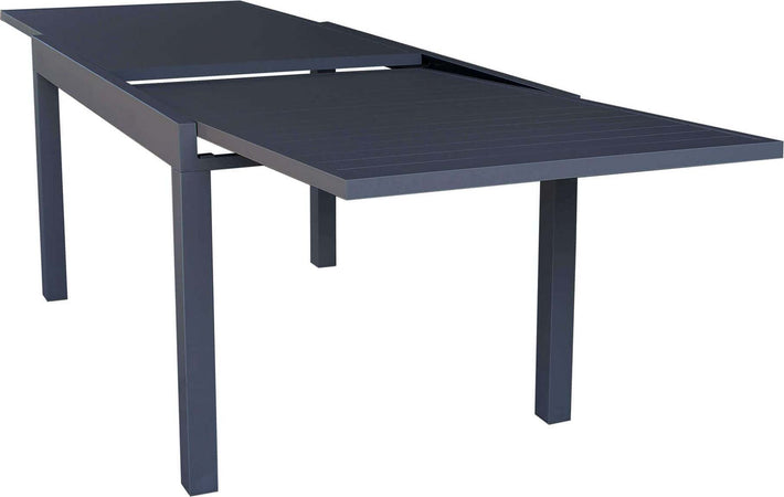 JERRI---set-tavolo-in-alluminio-cm-135/270x90x75-h-con-8-sedute-Antracite-Milani-Home