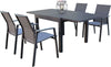 JERRI---set-tavolo-in-alluminio-cm-90/180x90x75-h-con-4-sedute-Antracite-Milani-Home