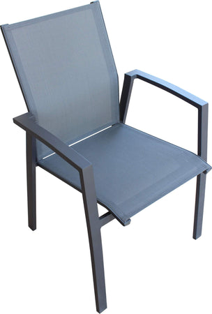 JERRI---set-tavolo-in-alluminio-cm-90/180x90x75-h-con-4-sedute-Antracite-Milani-Home