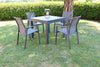 JERRI---set-tavolo-in-alluminio-cm-90/180x90x75-h-con-4-sedute-Antracite-Milani-Home