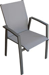 JERRI---set-tavolo-in-alluminio-cm-90/180x90x75-h-con-4-sedute-Taupe-Milani-Home