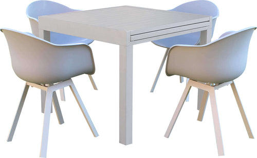 JERRI---set-tavolo-in-alluminio-cm-90/180x90x75-h-con-4-sedute-Tortora-Milani-Home