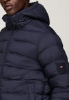 Tommy Hilfiger Giubbotto MID WEIGHT HOODED JACKET da uomo