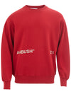Ambush Felpa Rossa con logo da uomo