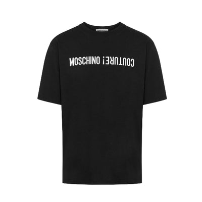 MOSCHINO COUTURE t-shirt uomo moschino couture - t-shirt - nero da uomo