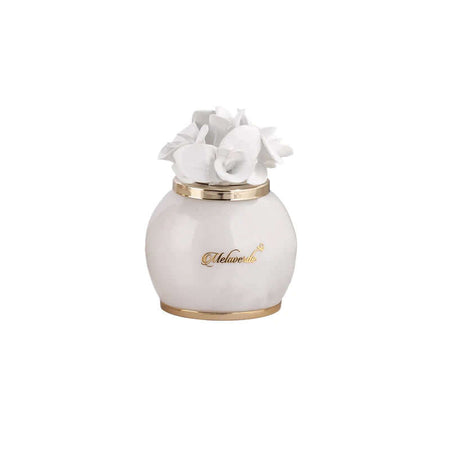 Lampada Bomboniera Melaverde Orchidea in Porcellana – Made in Italy