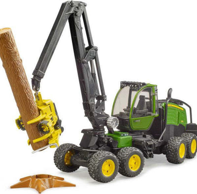 John-Deere-1270G-taglia-tronchi-con-braccio-Bruder