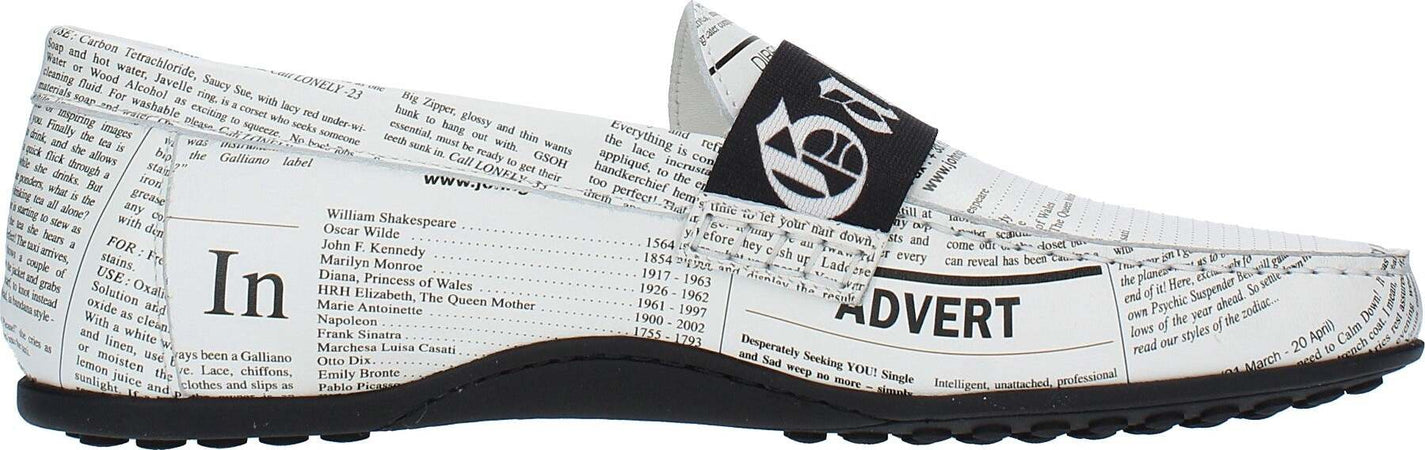 John-Galliano-Scarpe-basse-Bianco-da-uomo