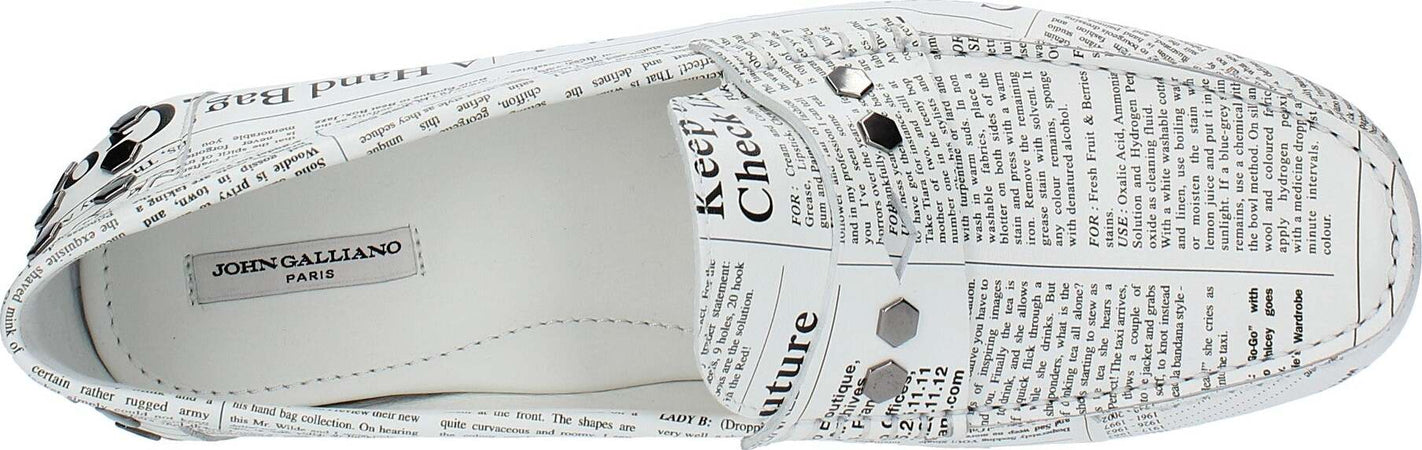 John-Galliano-Scarpe-basse-Bianco-da-uomo