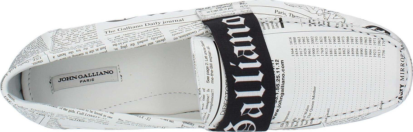 John-Galliano-Scarpe-basse-Bianco-da-uomo