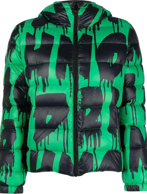 John-Richmond-Giubbotto-STAMPA-GRAFFITI-LOGO-da-donna