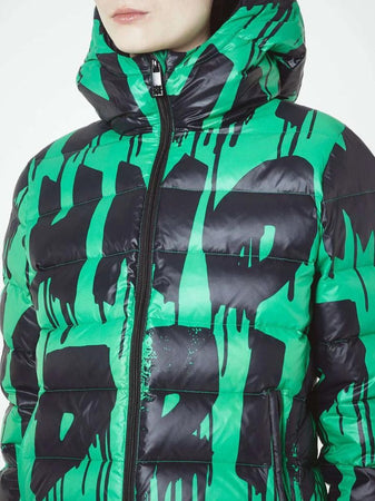 John-Richmond-Giubbotto-STAMPA-GRAFFITI-LOGO-da-donna