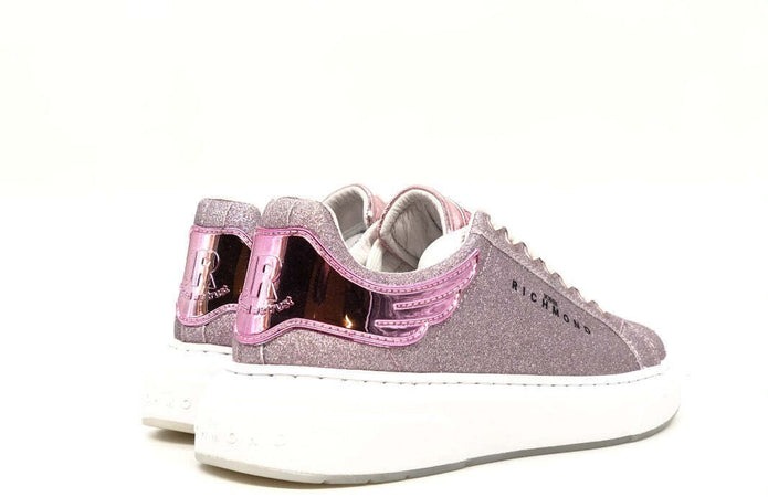 JOHN RICHMOND Sneaker donna Nude micro glitter
