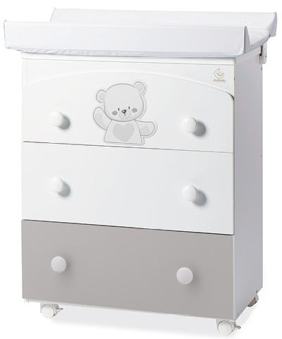 Bagnetto Tre cassetti Italbaby Jolie Oblò Grigio