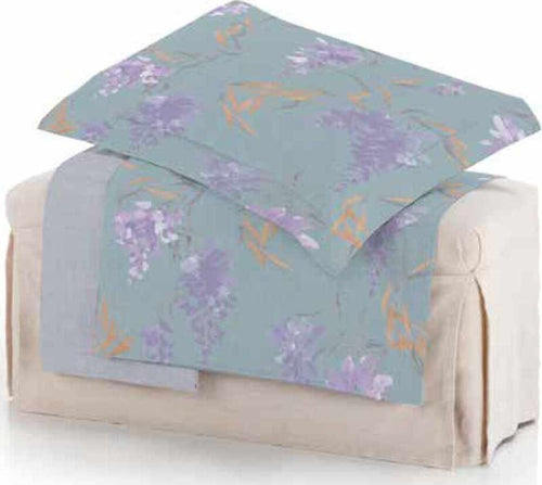 Jolie-Cavalieri-Elegante-Completo-Lenzuola-Matrimoniale-Misura-Maxi-in-Flanella-di-Cotone-JAPAN