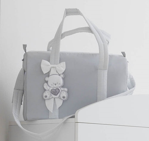 Borsa Mamma Bauletto Italbaby Jolie Oblò Grigio
