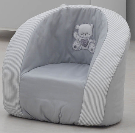 Poltroncina Tonda Italbaby Jolie Oblò Grigio