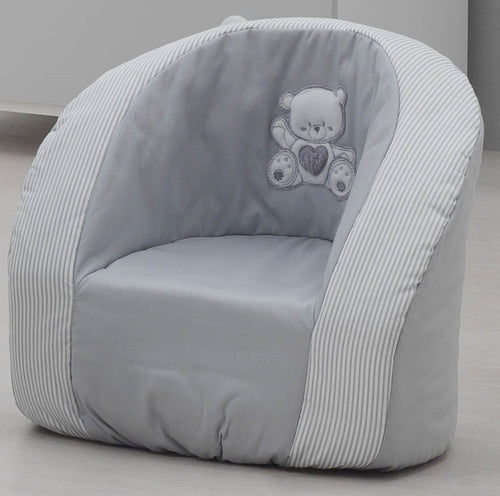 Poltroncina Tonda Italbaby Jolie Oblò Grigio