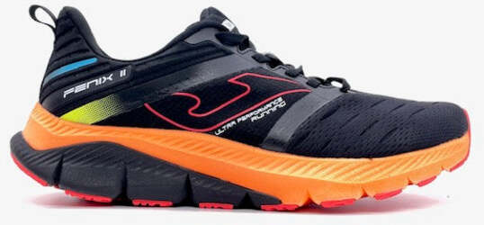 JOMA FENIX 2231 running uomo nera e arancione