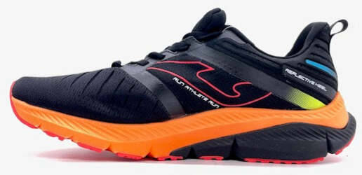 JOMA FENIX 2231 running uomo nera e arancione