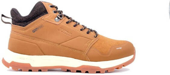 JOMA Scarponcino uomo waterproof in ecopelle color cuoio