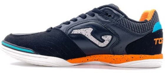 JOMA TOP FLEX 2301 scarpa da calcetto indoor nera e arancione