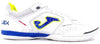 JOMA TOP FLEX 2342 Scarpa da calcetto indoor bianca con dettagli blu
