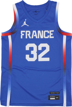 JORDAN-Canotta-Basket-Uomo-Limited-Road-Jersey-No-32-Victor-Wembanyama-Team-France-Hyper-Royal/white-da-uomo