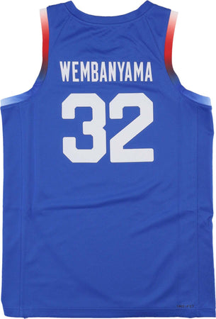 JORDAN-Canotta-Basket-Uomo-Limited-Road-Jersey-No-32-Victor-Wembanyama-Team-France-Hyper-Royal/white-da-uomo