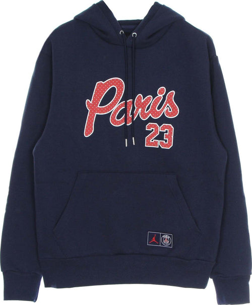 JORDAN-Felpa-Cappuccio-Uomo-Paris-Saint-Germain-Statement-Fleece-Po-Hoodie-Midnight-Navy-da-uomo