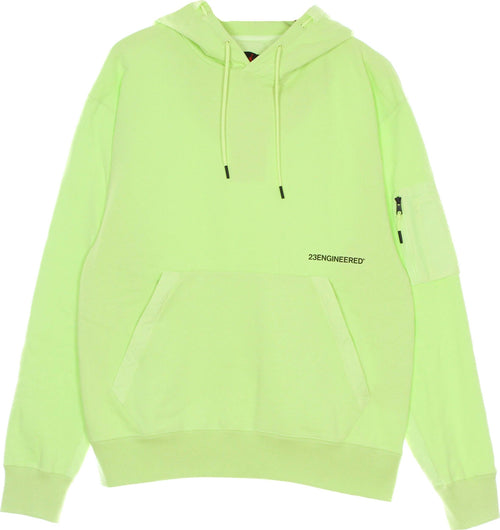JORDAN-Felpa-Leggera-Cappuccio-Uomo-Jordan-23-Engineered-Fleece-Po-Hoodie-Lt-Lemon-Twist/medium-Olive-da-uomo
