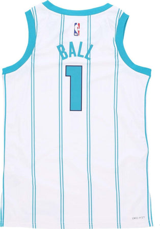 JORDAN-NBA-Canotta-Basket-Uomo-Nba-Association-Edition-22-Dri-fit-Swingman-Jersey-No-1-Lamelo-Ball-Chahor-White-da-uomo