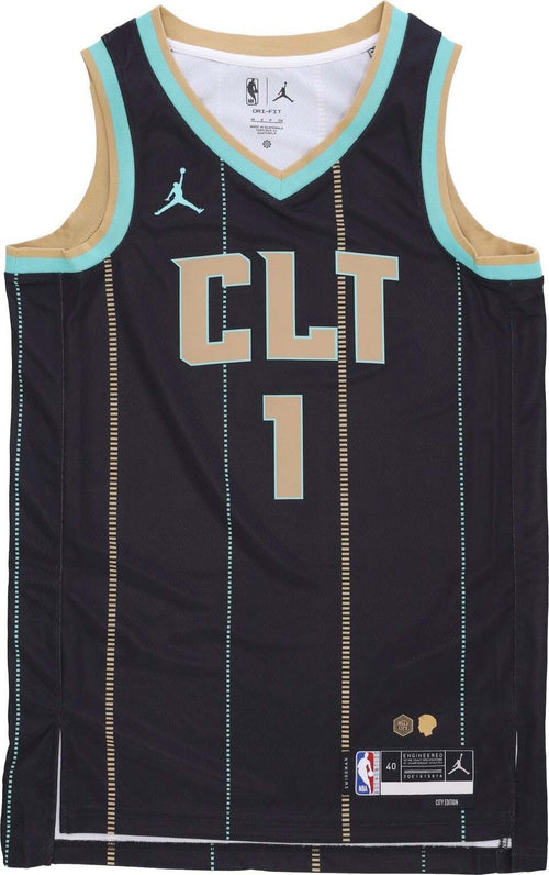 JORDAN-NBA-Canotta-Basket-Uomo-Nba-City-Edition-22-Dri-fit-Swingman-Jersey-No-1-Lamelo-Ball-Chahor-Black-da-uomo