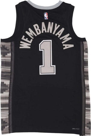 JORDAN-NBA-Canotta-Basket-Uomo-Nba-Statement-Edition-2022-Dri-fit-Swingman-Jersey-No-1-Victor-Wembanyama-Sanspu-Black/fit-Silver-da-uomo