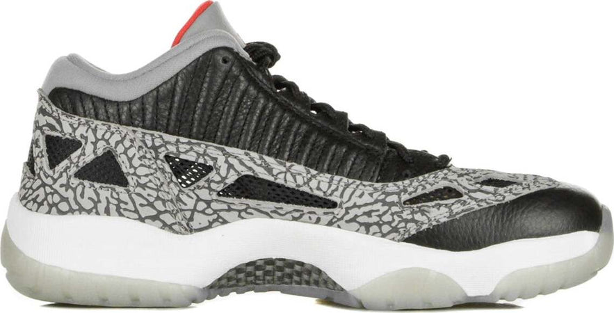 JORDAN-RETRO-Scarpa-Bassa-Uomo-Air-Jordan-11-Retro-Low-Ie-Black/fire-Red/cement-Grey/white-da-uomo