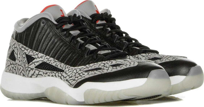 JORDAN-RETRO-Scarpa-Bassa-Uomo-Air-Jordan-11-Retro-Low-Ie-Black/fire-Red/cement-Grey/white-da-uomo